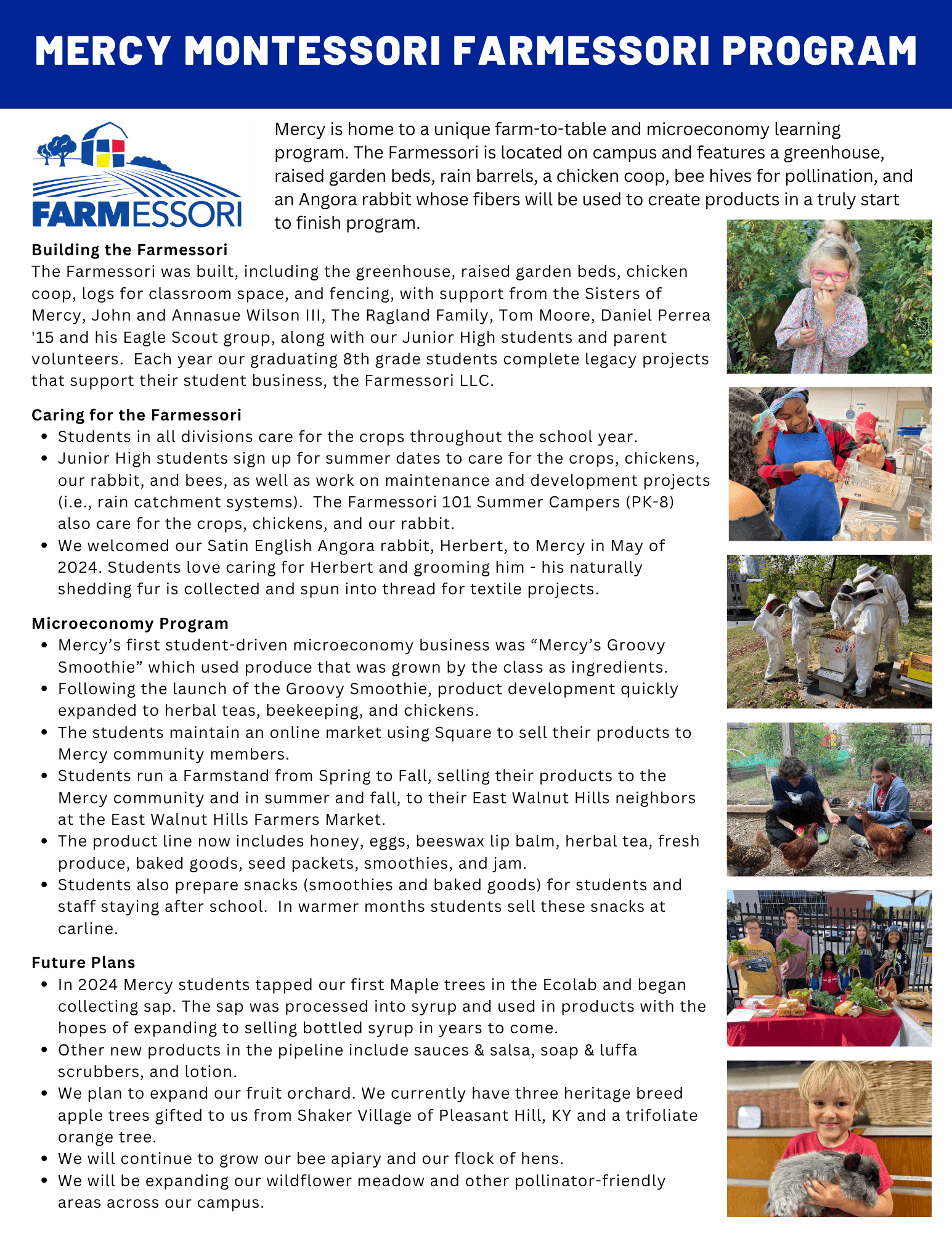 Farmessori Fast Facts