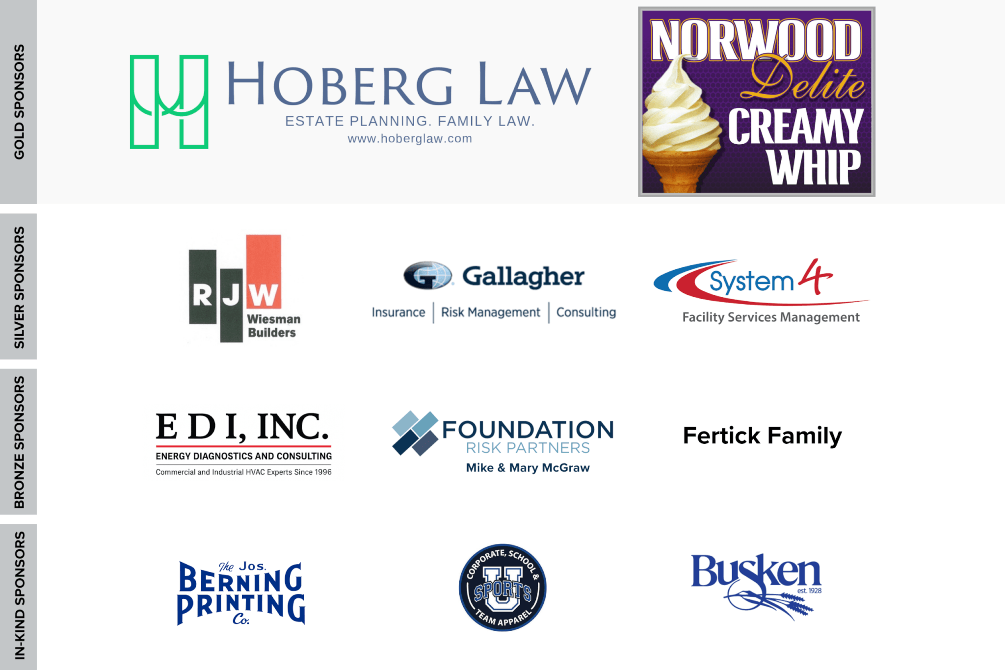 sponsors